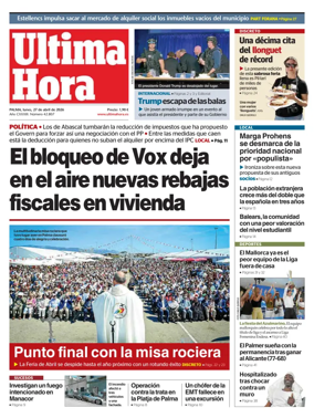 Cover of Ultima Hora