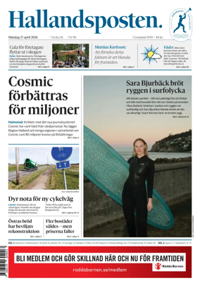 Cover of Hallandsposten