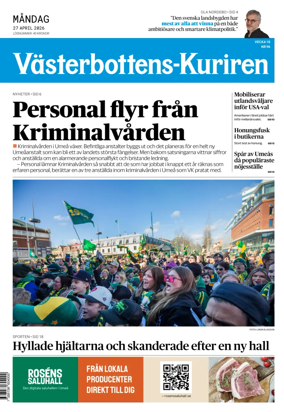 Cover of Vasterbottens-Kuriren