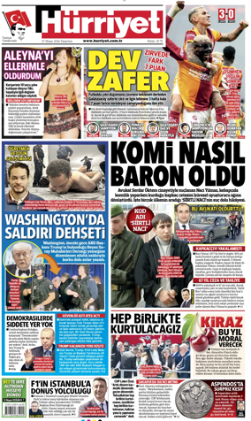 Cover of Hurriyet