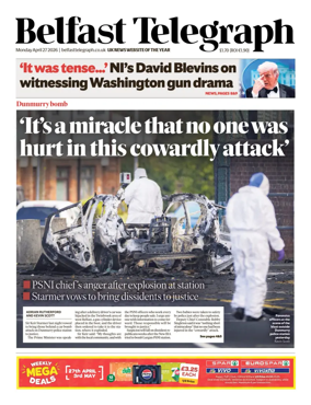 Cover of Belfast Telegraph
