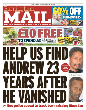 Cover of Birmingham Mail