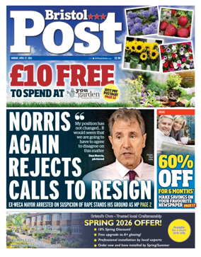 Cover of Bristol Post
