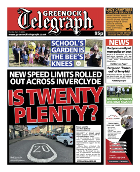 Cover of Greenock Telegraph