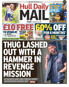 Cover of Hull Daily Mail