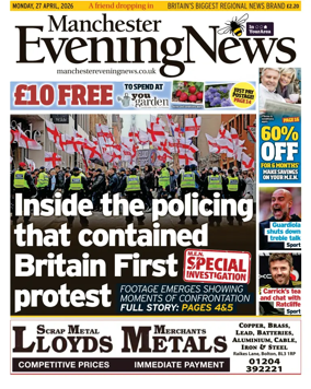 Cover of Manchester Evening News