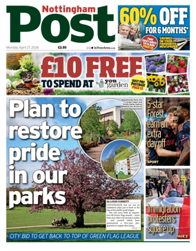 Cover of Nottingham Post