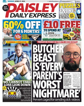 Cover of Paisley Daily Express