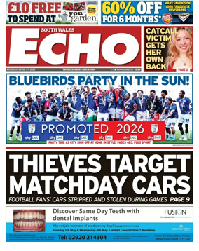 Cover of South Wales Echo