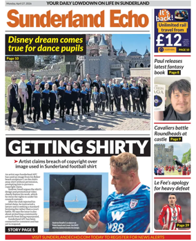 Cover of Sunderland Echo