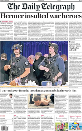 Cover of The Daily Telegraph