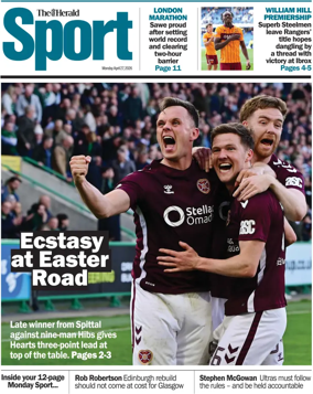 Cover of Herald Sport