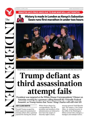 Cover of The Independent