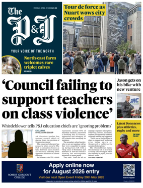 Cover of The Press and Journal (Aberdeen and Aberdeenshire)