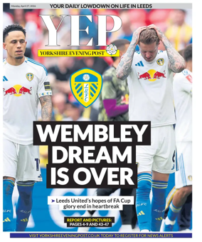 Cover of Yorkshire Evening Post