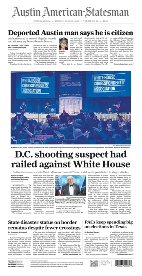Cover of Austin American-Statesman