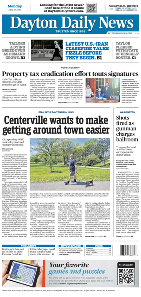 Cover of Dayton Daily News