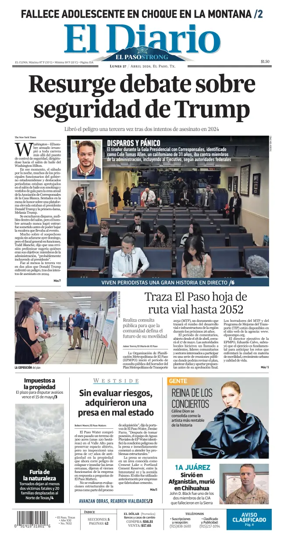 Cover of El Diario de El Paso