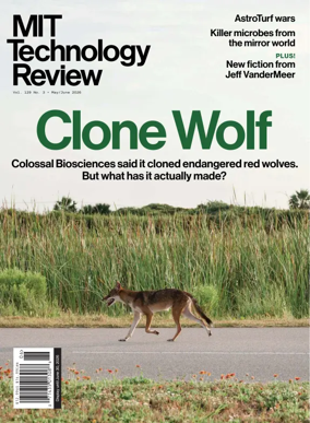 Cover of MIT Technology Review