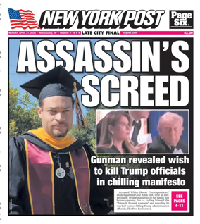 Cover of New York Post
