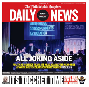 Cover of Philadelphia Daily News