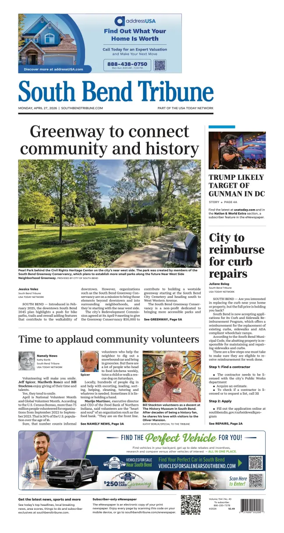 Cover of South Bend Tribune