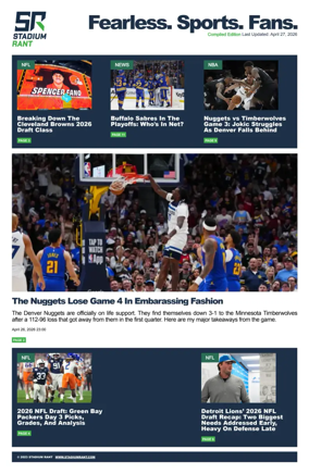 Cover of Stadium Rant