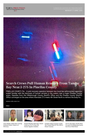 Cover of Tampa Free Press