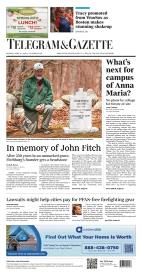 Cover of Telegram & Gazette