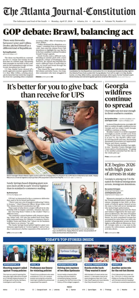 Cover of The Atlanta Journal-Constitution