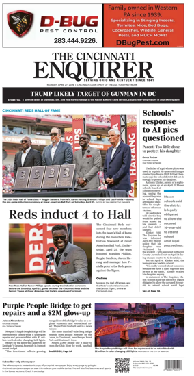 Cover of The Cincinnati Enquirer