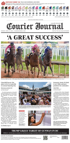 Cover of The Courier-Journal (Louisville)