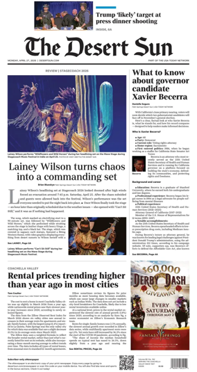 Cover of The Desert Sun