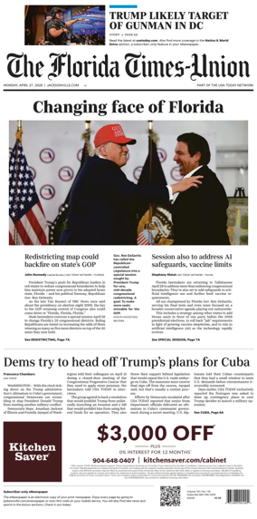 Cover of The Florida Times-Union