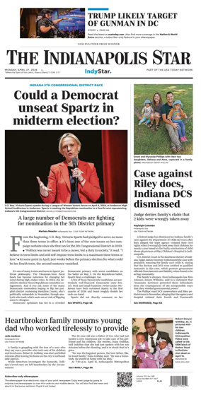 Cover of The Indianapolis Star