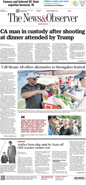 Cover of The News & Observer