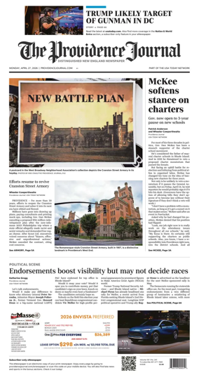 Cover of The Providence Journal