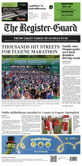 Cover of The Register-Guard