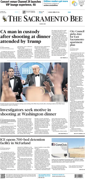 Cover of The Sacramento Bee
