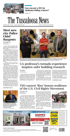 Cover of The Tuscaloosa News