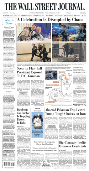 Cover of The Wall Street Journal