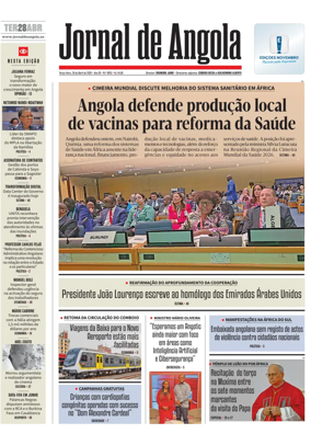 Cover of Jornal de Angola