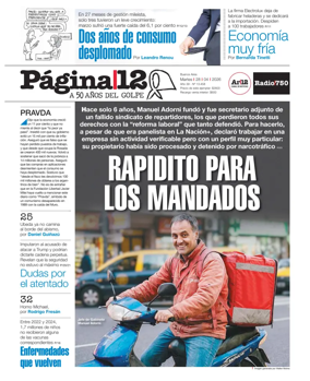 Cover of Pagina 12