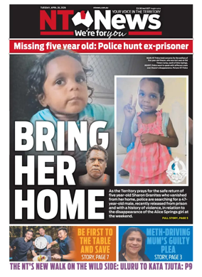 Cover of NT News