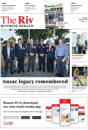 Cover of The Riverine Herald