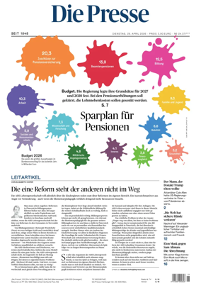 Cover of Die Presse