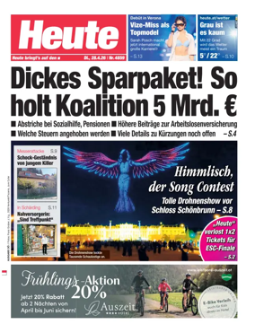 Cover of Heute - Oberosterreich Ausgabe