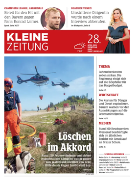 Cover of Kleine Zeitung Steiermark