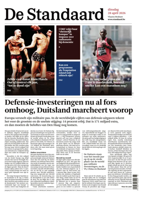 Cover of De Standaard
