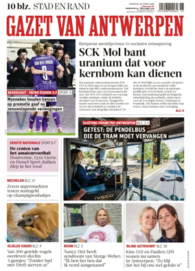 Cover of Gazet van Antwerpen Stad en Rand